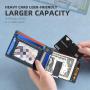100% Real Genuine Leather wallets for men minimalist thin card holder small wallet money clip factory card bag purse