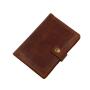 Custom genuine smooth leather passport holder class A crazy horse leather passport holder travel wallet