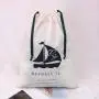 Custom Logo Printing Eco-friendly Thin Cotton Drawstring Shopping Dust Bag For Handbag Shoe Muslin Calico Gift Dust Pouch