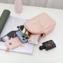 New women's pearl shoulder bag  2024 ladies diamond pu leather wholesale crossbody bag mobile phone bag
