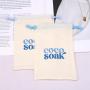 10*15cm Reusable White Cotton Linen Shaver Scraper Packing Dust Bag Custom Logo Printed Gift Storage Cotton Muslin Pouch