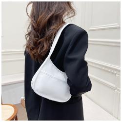 Wholesale 2024 Summer New Women Solid Color Shoulder Bag Simple Candy Color Nylon Handbag