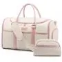 Lovevook Large Durable Duffel Bags with Shoes Compartment Wash Bags portable Carry on Ladies Luggage Travel Duffel Bags 2pcs