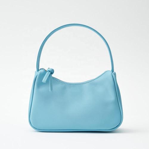 OEM ODM Trendy Fashion Nylon Small Purse Ladies Hand Bags With Zipper Custom Logo Classic Women Mini Handbags