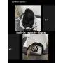 KBW077 New Fashion Drawstring Cuffed Backpack Men's and Women's Trend Large-capacity Mesh Backpack