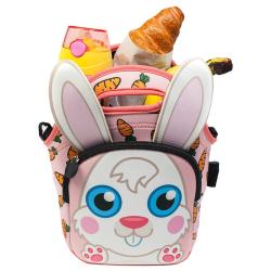 New Product Customization Insulation Kids Lunch Bag with Strap Thermal Insulated Zipped Pocket Nursery School CoolerInsulation K