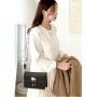 2024 Popular Women's Bag New Korean Fashion Single Shoulder Crossbody Bag Tassel Chain Magnetic Buckle Square  PU Ladies Bag