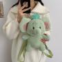 Wholesale Cheap Cute Cartoon school bag animal plush backpack children kids elephant shape backpack