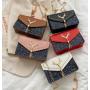 New Fashion Trendy Tassel Handbags Luxury Pu Leather Cross-body Bag Women Magnetic Button Handbags