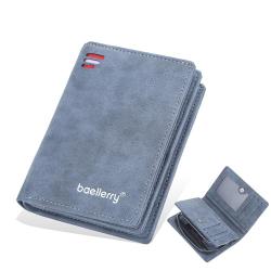 OEW175 Men's Mini Wallet Portable Zipper Short Wallet Multicard High Quality Designer Mens Wallet PU Coin Purse