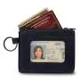 Handmade quality leather cards holder leather coin pouch leather card wallet zipper small wallet