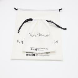 High Quality Drawstring Gift Packaging Shoe Dust Cotton Bag For Handbag Organic Cotton Muslin Shopping Bags