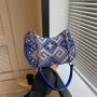 Popular Fashion Summer New One Shoulder Handheld Crescent Bag sac main femm sac