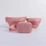 Winter Sherpa Fleece Crossbody Waist Bag Belt Fuzzy Teddy Fanny Packs Small Large Size Cream Pink Black Brown Teddy Waist Pack