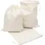 Original Muslin Cotton Bags With Drawstring OEM Customized LOGO Printing Drawstring Pouch For Daily Storage
