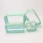 Keymay Large Capacity Portable Toiletry Bags Transparent Waterproof PVC Wash Bag Organizer Cosmetic Bags Clear Pouch