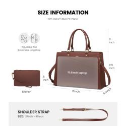 LOVEVOOK wholesale Large Bags 2pc Tote Bag Multi Use work shoulder laptop Tote handbags with compartments For Ladies and girls