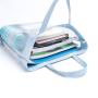 Gelory Wholesale Custom Eco-friendly Nylon Mesh Document Bag Portable A6 Zipper File Folder Subject Bag For Student