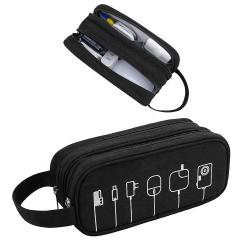 Water Repellent Travel Hanging Cosmetic Organizer Medium Toiletry Zipper Storage Bags Customized Makeup Cases