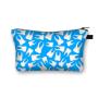 Make Up Pu Leather Flowers 3D Print Fashion Women Brand Makeup Insulated Cosmetic Bag