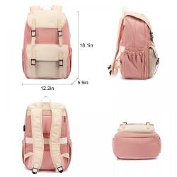 LOVEVOOK 2021 custom logo OEM ODM Women Back pack casual Working bags with USB Port ladies Travel Laptop School Backpacks
