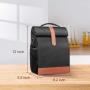 Custom Printed Portable Thermal Lunch Cooler Bag Insulated Reusable Lunch Bag