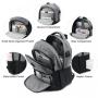 LOVEVOOK Water Resistant 17 15.6 inch Canvas Laptop Bags Backpack with USB Charging Casual Travel Men Women Laptop Backpacks
