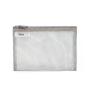 Fashion Nylon Silver Mesh Makeup Bag Ladies Cosmetic Bag Womens Travel Toiletry Pouch
