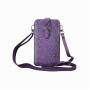OEM Custom Made Unique Designer Luxury Women Ladies Genuine Snake Skin Leather Mobile Cell Phone Bag Leather Pouch With Strap