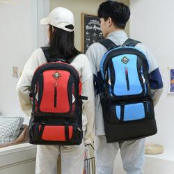 HR138 Unisex Work Travel Large Luggage Backpack Nylon Outdoor Leisure Hiking Storage Bag Waterproof Laptop Pocket Backpack