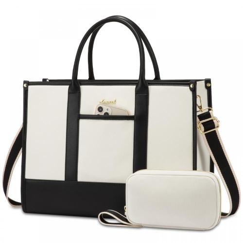 LOVEVOOK fashion office work bags for women 15.6 17in computer purses large capacity Lightweight Briefcase  Laptop Tote handbags