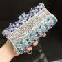 Diamond luxury design banquet handbag women's full rhinestone fashion evening Clutch Bag shinny Crystal Party Purse