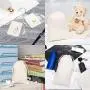 Original Muslin Cotton Bags With Drawstring OEM Customized LOGO Printing Drawstring Pouch For Daily Storage