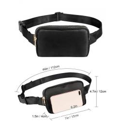 Custom Branded Smell Proof Multi Pocket Fitness Gym Running Travelling Yoga Belt Bag Fanny Pack For Women