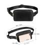 Custom Branded Smell Proof Multi Pocket Fitness Gym Running Travelling Yoga Belt Bag Fanny Pack For Women