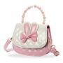 New Design Lovely Kids Crossbody Bag Fashion Mini Bow Beaded Handbag for Girls