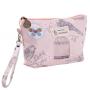 Portable Printed Waterproof Cloth Multifunctional Storage Bag Ladies Travel Zipper Hand Wash Bag Cosmetic Bag
