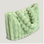 2024 Customized Logo Faux Fur Tote Purse Handbag For Women Luxury Winkle Bag