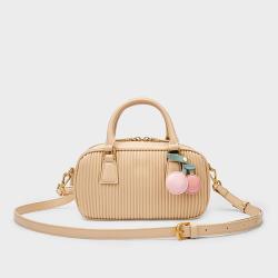 2024 Bags For Women Vintage Stylish Pleat Pu leather Private zipper Vertical Stripes Fold Fashion Women Handbags Crossbody bag