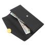 Factory wholesale leather women wallet button women wallet card holder leather long wallet