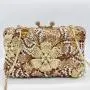 New Evening Handbag Crystal Clutch Bling Party Bag Bridal Wedding Elegant Handmade Hollow Flower Diamond Evening Bags For Women