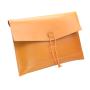 Fireproof Document Bag Genuine Leather File Folder Envelope A4 Paper Portfolio Case