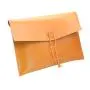 Fireproof Document Bag Genuine Leather File Folder Envelope A4 Paper Portfolio Case