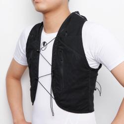 HR777 Factory Polyester Reflective Adjustable Waistband Sports Running Sports Phone Bag Vest Hydration Jogging Bottle Backpack