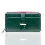 Long Style Customized Women Wallet Green New Color RFID Blocking Zipper Wallet for Women