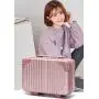 HR753 Handheld Suitcase Small Luggage Box Cute Women's Makeup Box 14 Inch Small Lightweight Travel Box Mini Storage Bag