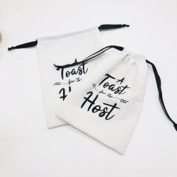 Luxury Super Soft Velvet Drawstring Pouch Recyclable Cosmetic Hair Gift Packaging and Dust Bag for Jewelry and Fur Wholesale
