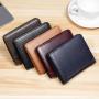 KBW330  Wholesale Genuine Leather Men Wallet Short Wallet Retro Multi-Card Wallet RFID Anti-theft Cowhide Money Clip