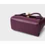 Fashion Ladies Designer Swing Bags Elegant Solid Color Golden Lock Hardware Cross Body Saddle Bag Scarf All-match Sling Purse