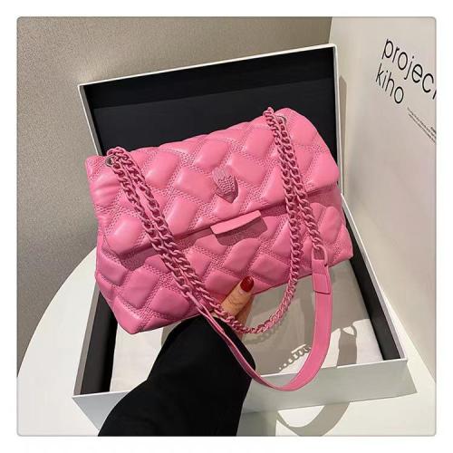 High Quality fashion handbags popular simple PU leather shoulder crossbody bag diamond lattice women's bags wholesale
